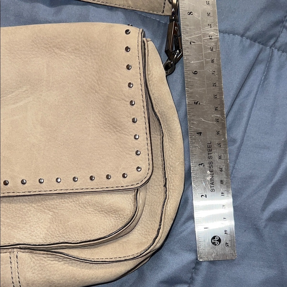 Rebecca Minkoff Grey Studded Crossbody Bag - Picture 2 of 6